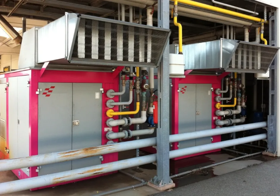 system chłodzenia w zakładzie chemicznym