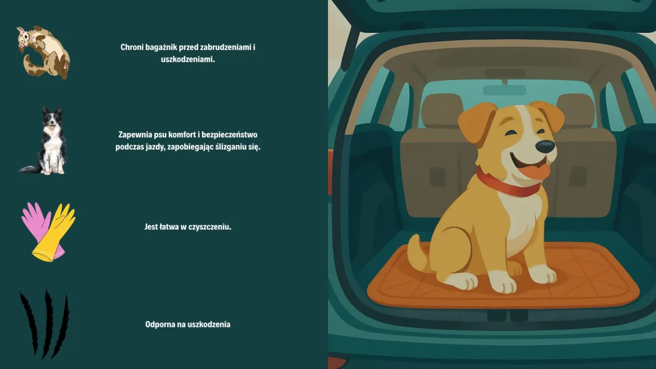 	Mata do bagażnika dla psa – najlepszy sposób na czysty samochód i wygodną podróż pupila