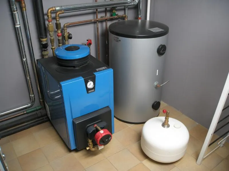 bufor zamontowany w kotłowni