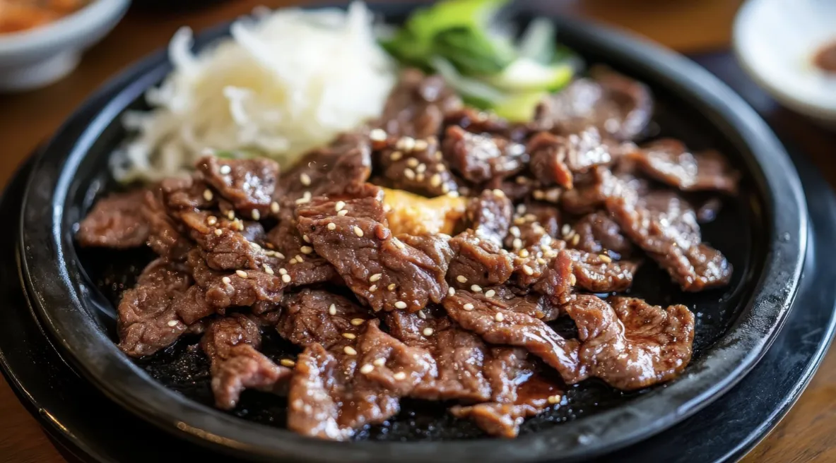 orientalne menu z przeróżnymi dodatkami