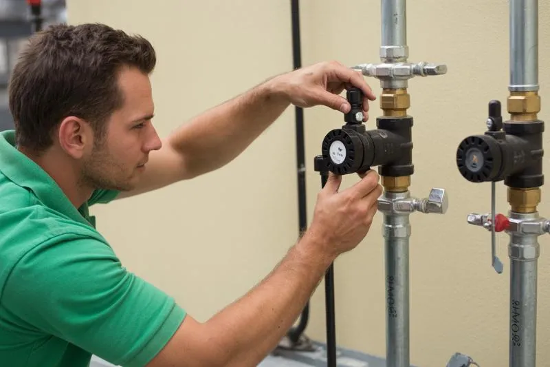 montaż separatora zanieczyszczeń