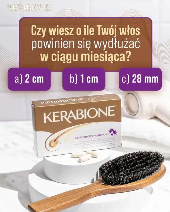 Kerabione pomaga przy wzroście włosów
