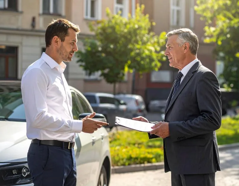 Skup samochodów w Bydgoszczy – klient przekazuje auto i podpisuje umowę