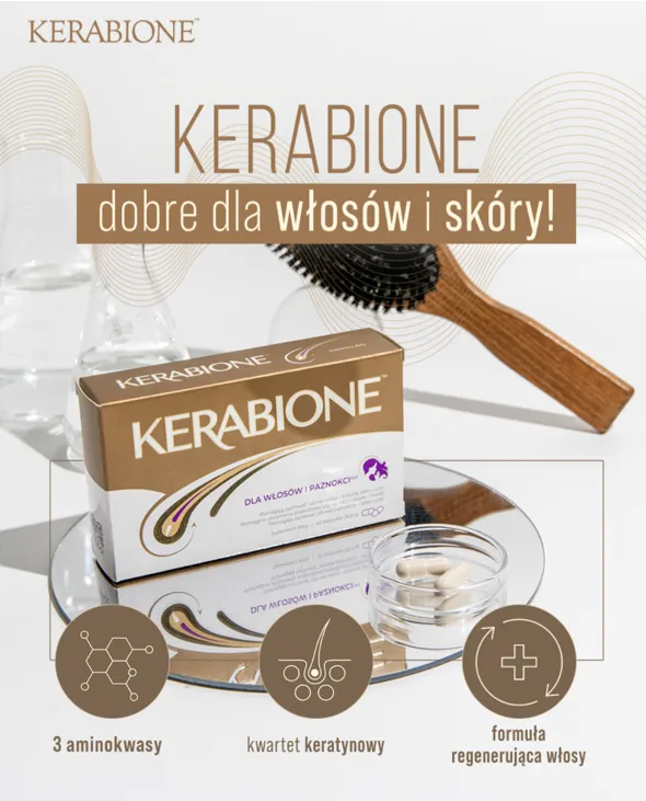Kerabione dobre dla włosów i skóry