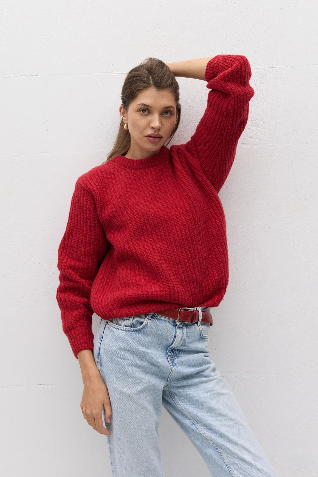 	Gruby sweter wełniany Maura