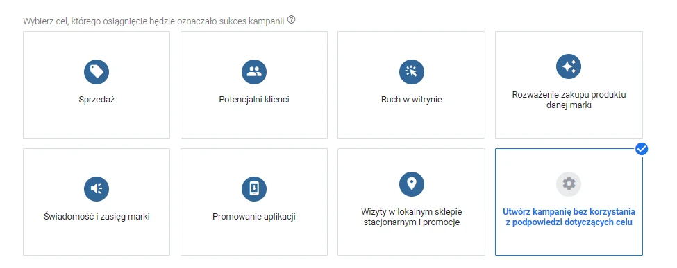 Jaki wybrać typ kampanii Google Ads?