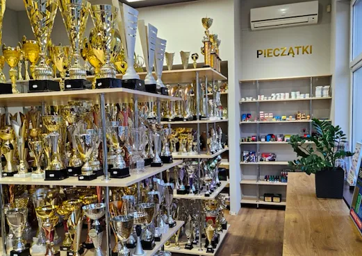 Wystawka pucharów sportowych
