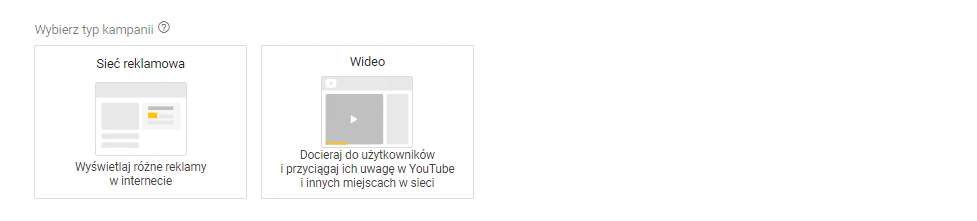 Jaki wybrać typ kampanii Google Ads?