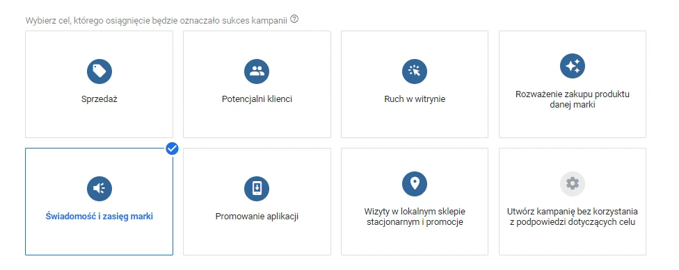 Jaki wybrać typ kampanii Google Ads?