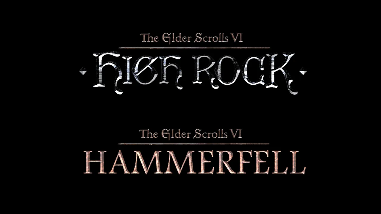 Dwa tytuły gry The Elder Scrolls VI: 