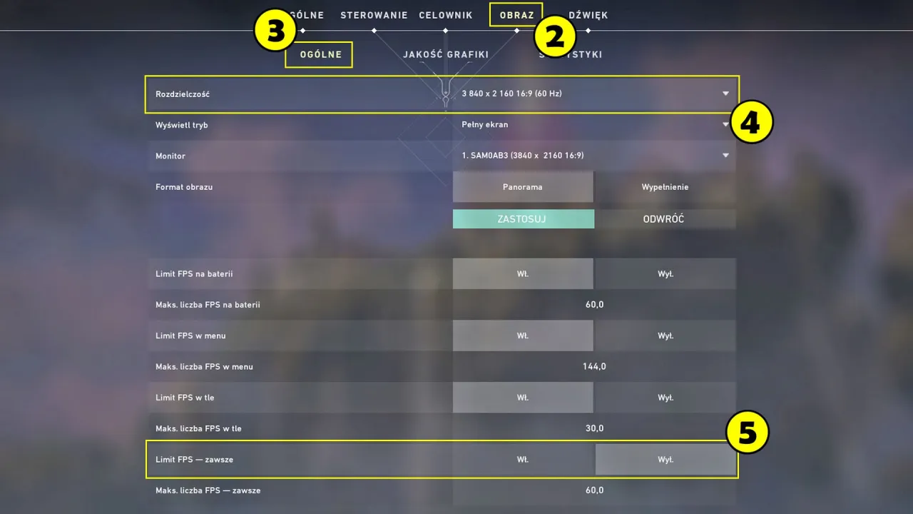 Valorant wyłączanie krwi ustawienia