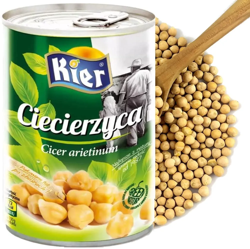 ciecierzyca sucha i z puszki