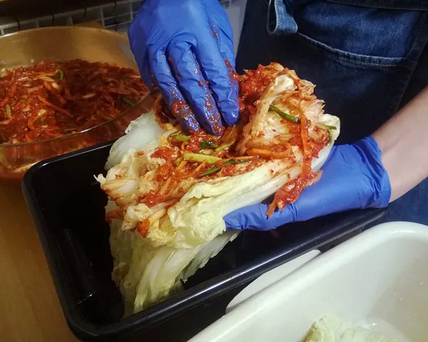 konsystencja kleiku do kimchi