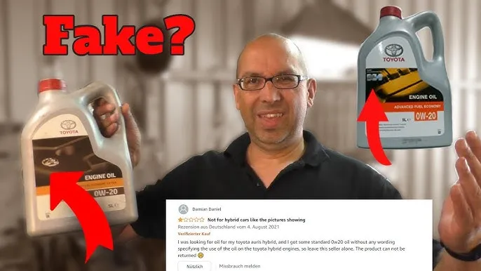 Motoröl Fälschungen erkennen Verpackung