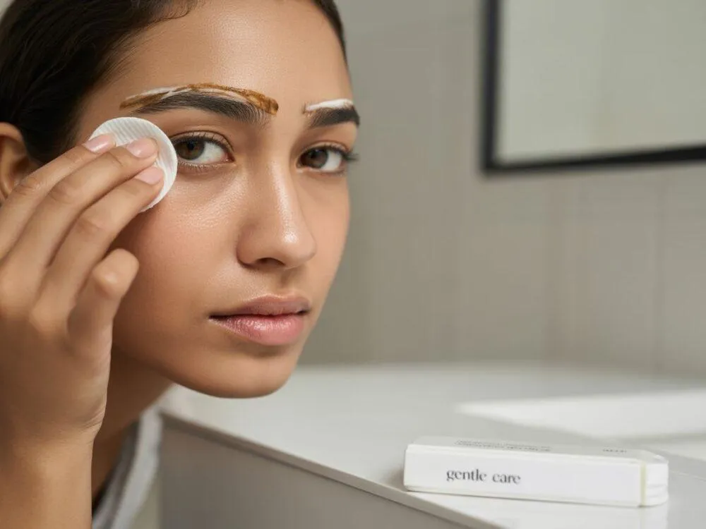 domowe sposoby rozjaśniania brwi po hennie produkty