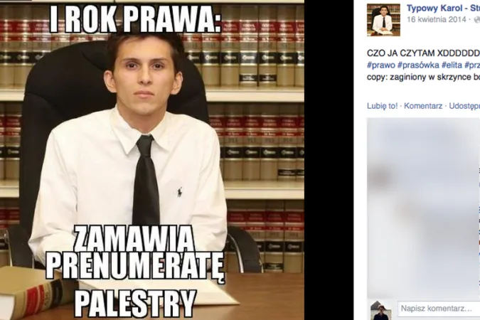 mem student prawa książki