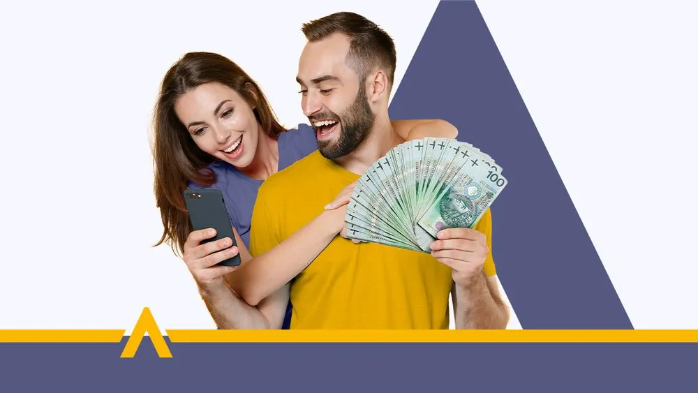 Osoba szukająca pożyczki online zmartwiona