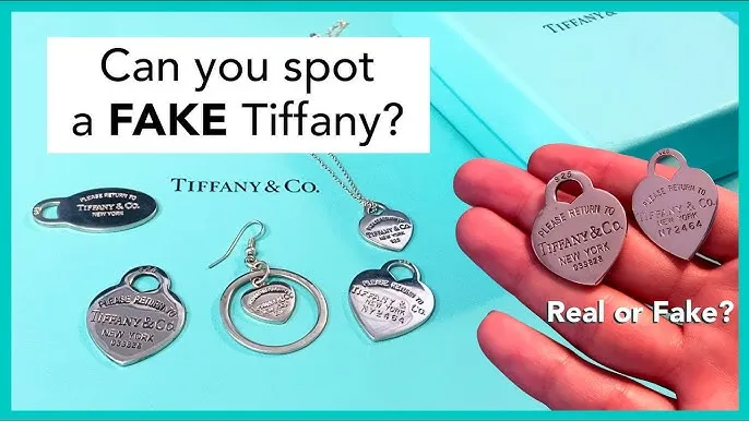 jak rozpoznać oryginalny naszyjnik Tiffany, grawerunki Tiffany & Co., pudełko Tiffany & Co.