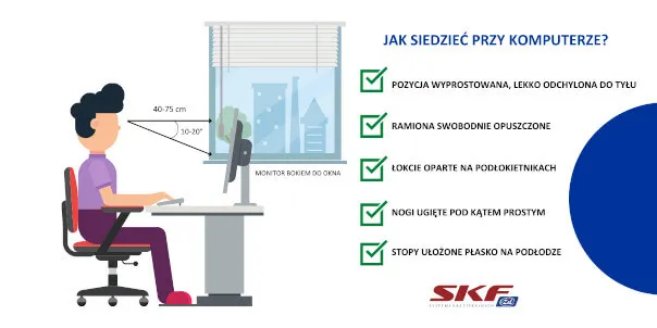 Zdjęcie Jak ustawić monitor względem okna, aby uniknąć odblasków i poprawić komfort pracy