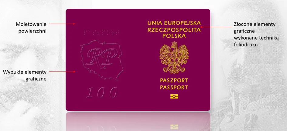 nowy polski paszport strony grafiki