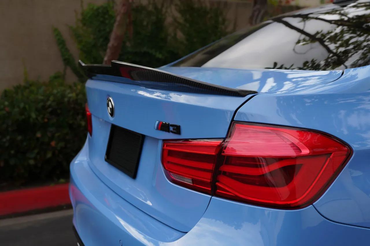 BMW F30 spoiler PSM style high kick