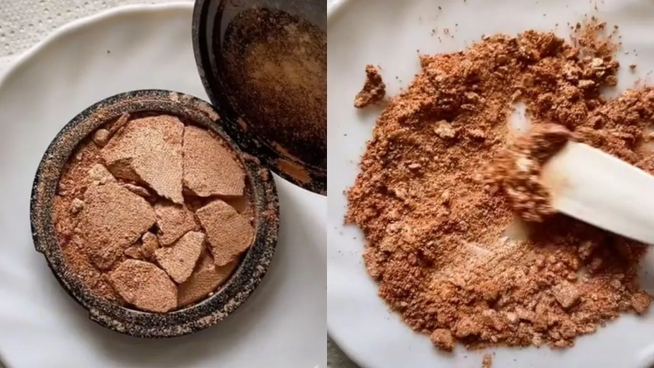 Zestaw do naprawy pokruszonego rozświetlacza