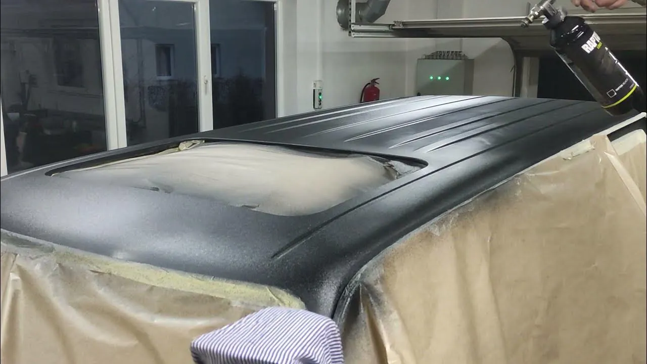 przygotowanie karoserii do malowania raptorem