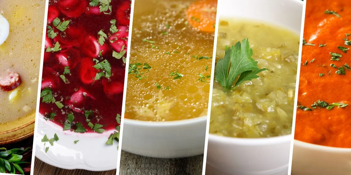 tradycyjne polskie zupy na wywarze wieprzowym