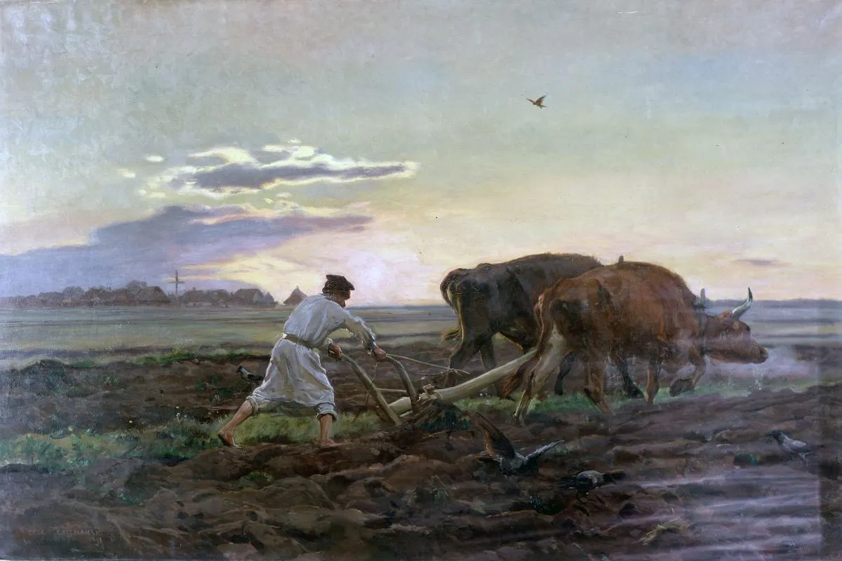 feudalny pan i chłop