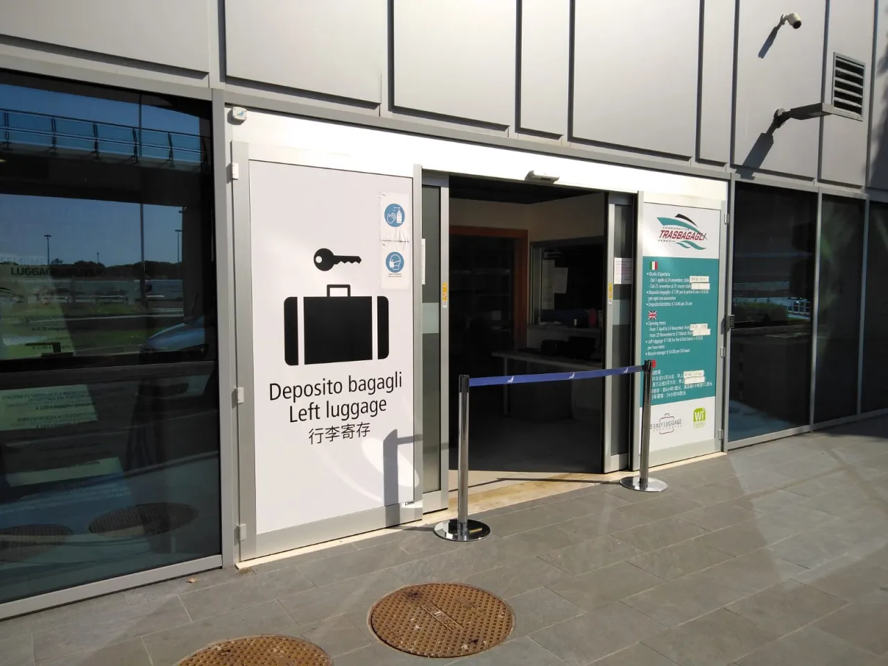 Mappa depositi bagagli Venezia Santa Lucia