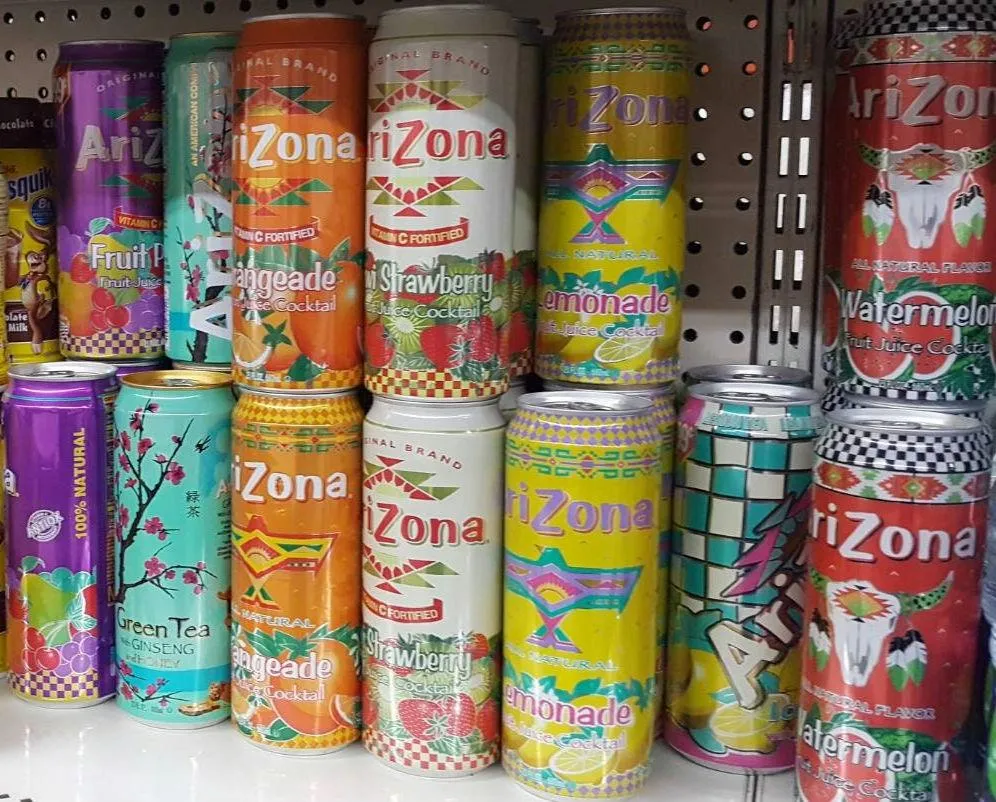 AriZona nap&oacute;j puszka wzory design