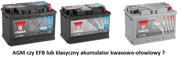akumulator kwasowo-ołowiowy vs AGM