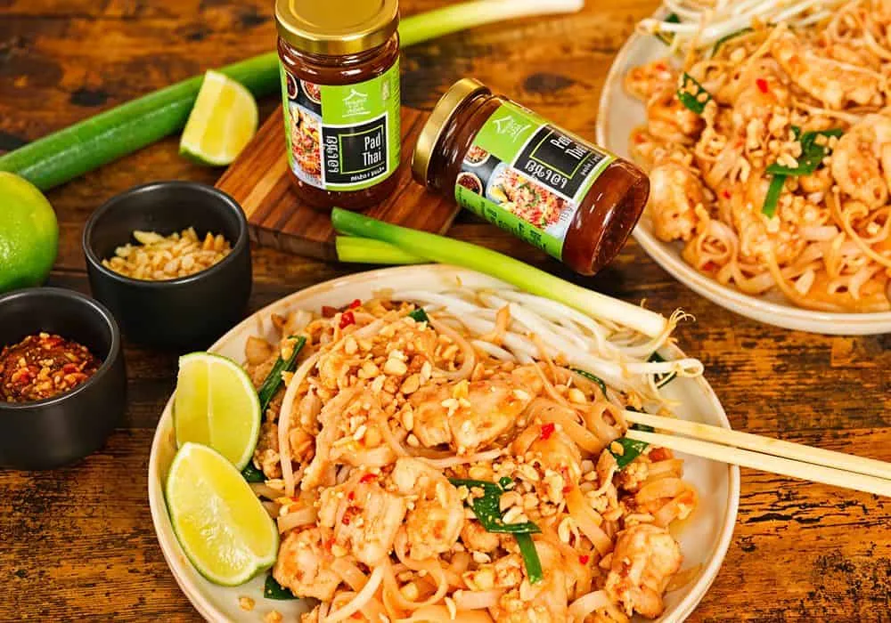 Składniki na Pad Thai