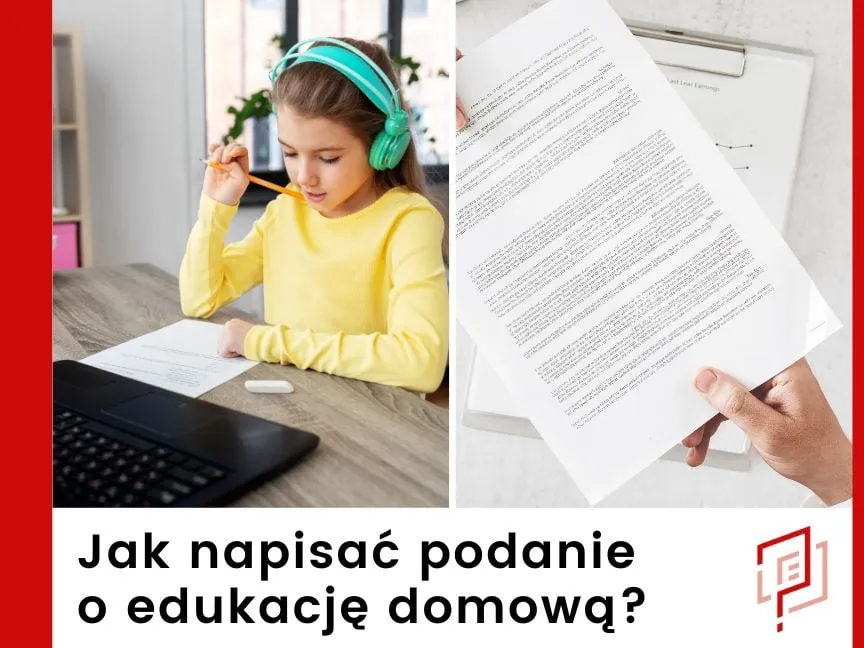 Rodzina wypełniająca wniosek o edukację domową