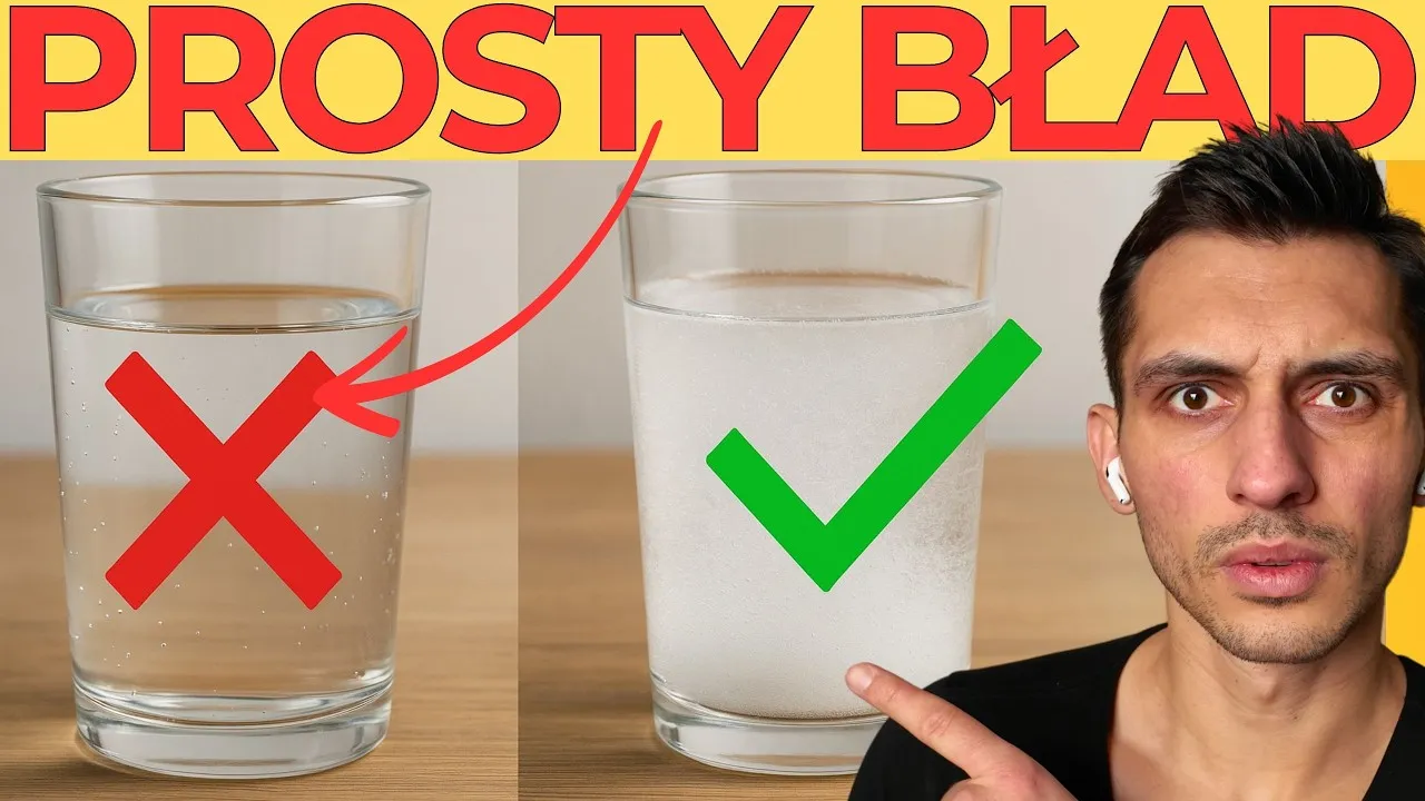 Błędy w piciu wody na diecie