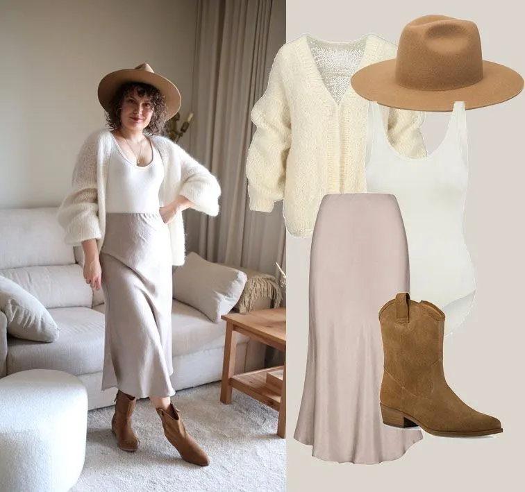 jakie buty do beżowej sp&oacute;dnicy