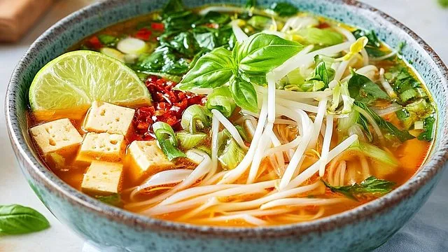 Zutaten f&uuml;r vegetarische Pho Br&uuml;he