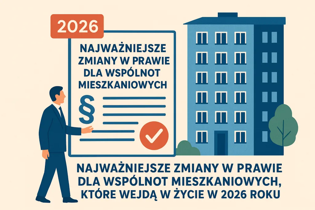 Nowelizacja ustawy o spółdzielniach mieszkaniowych 2026 infografika