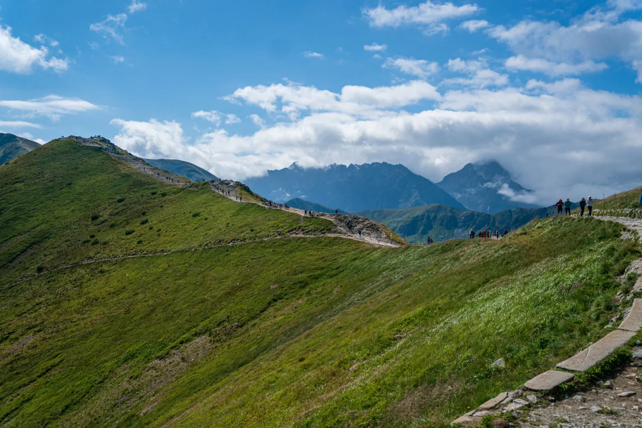 Panorama Tatr Kasprowy Wierch