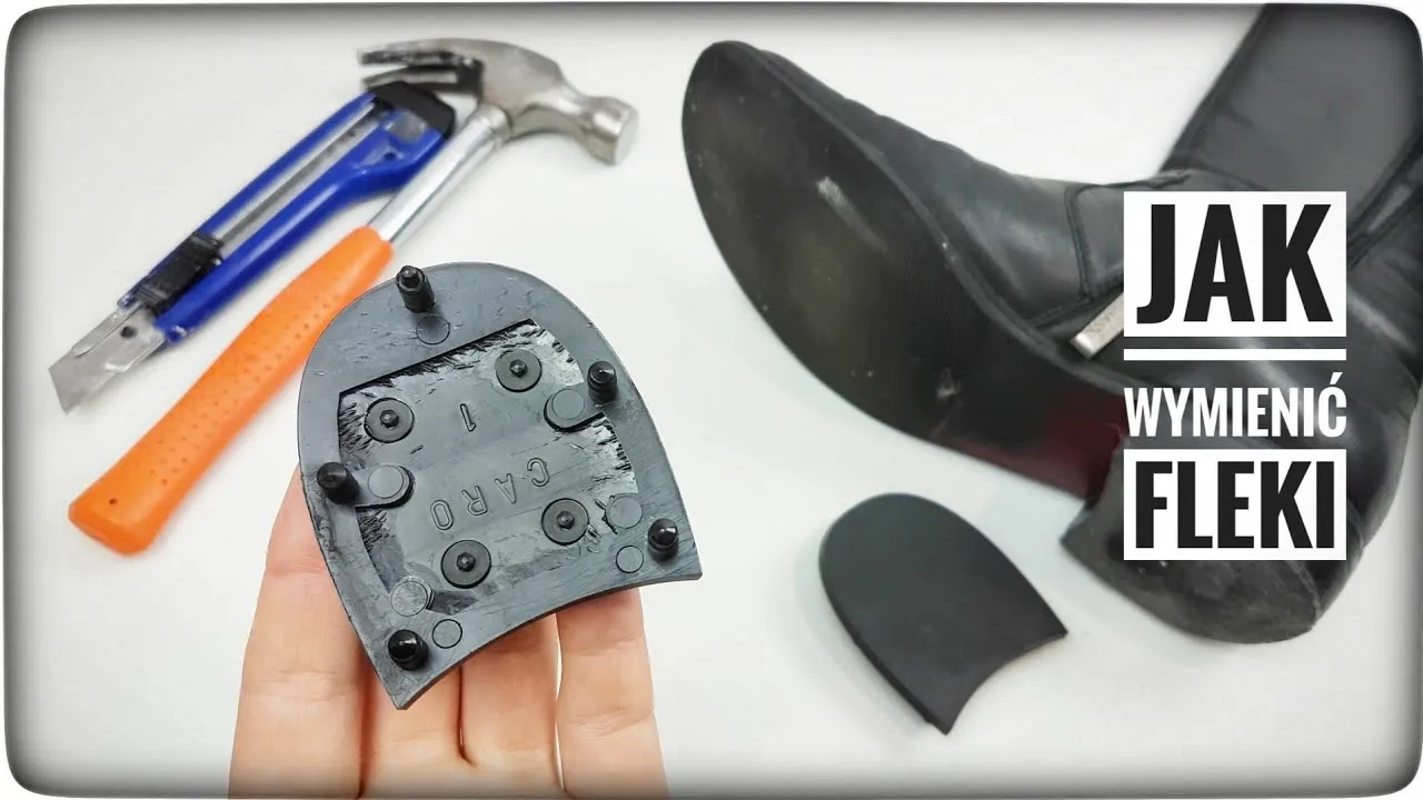 wymiana flek&oacute;w w butach instrukcja