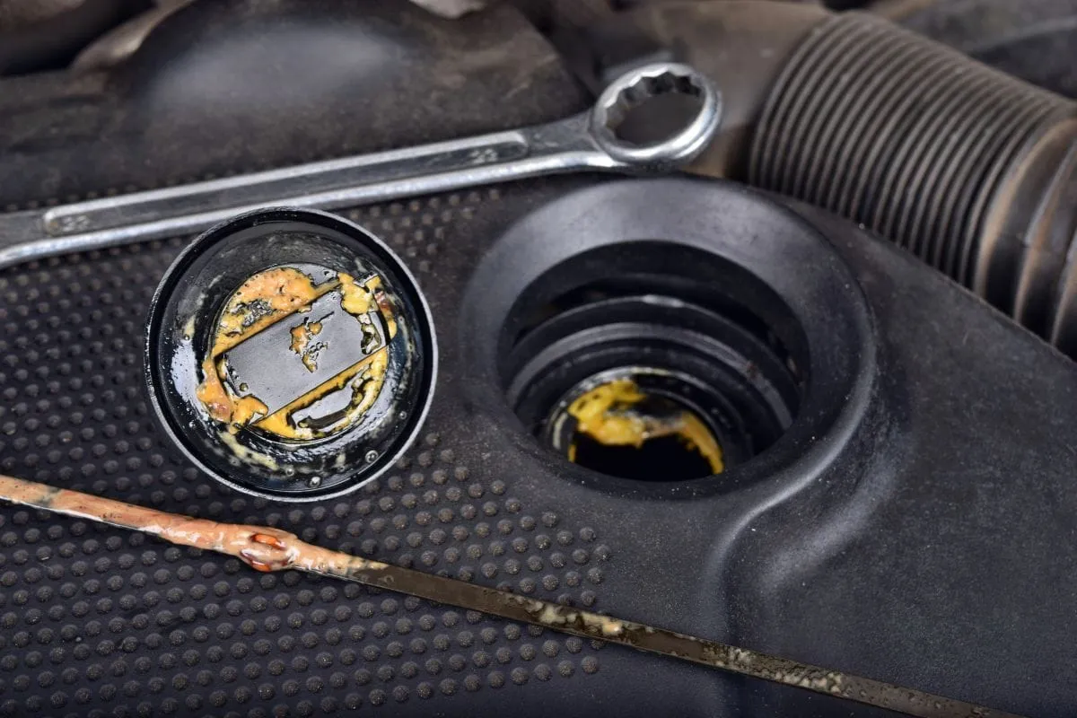 uszkodzona uszczelka chłodnicy octem