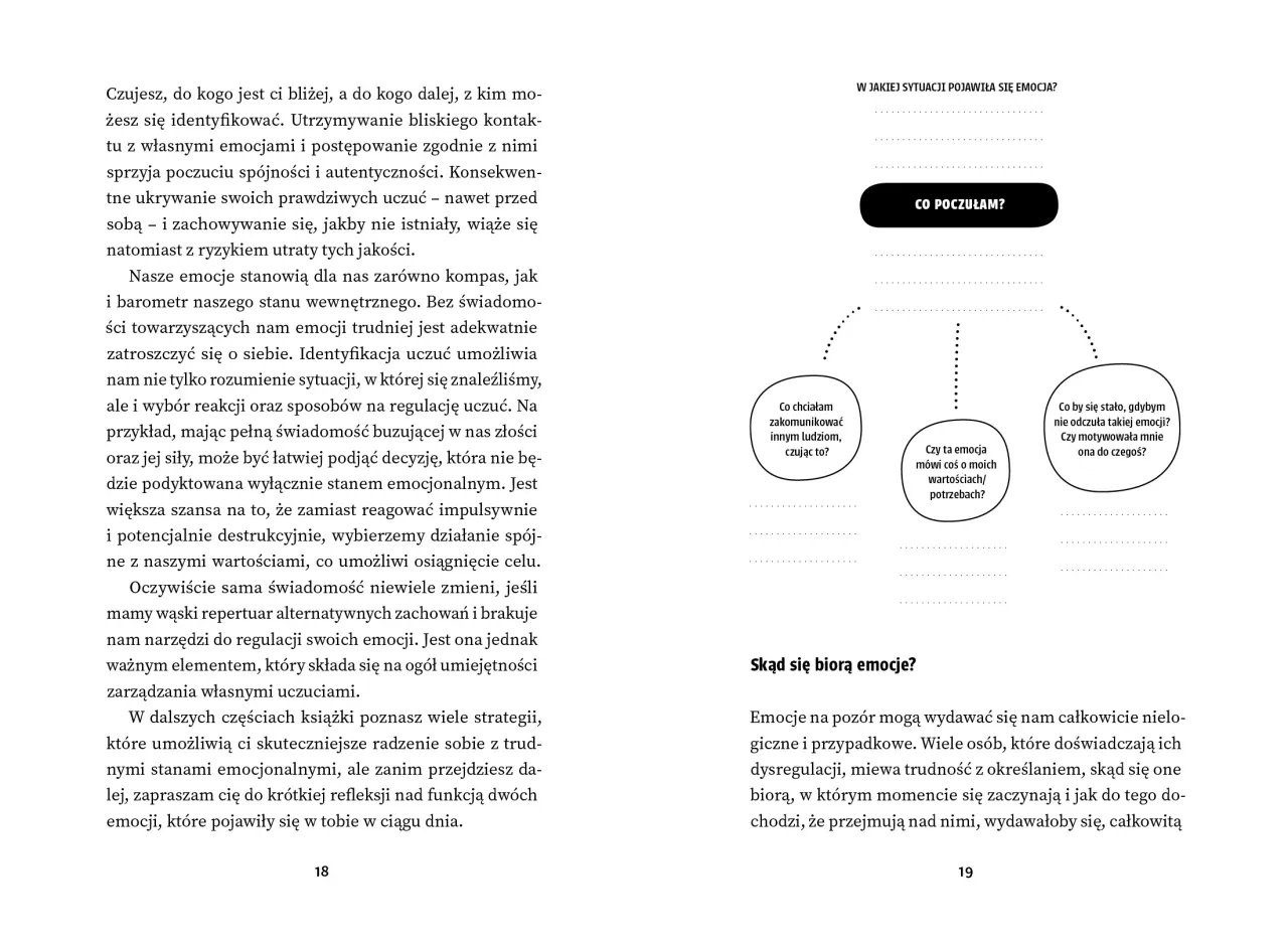 dorosły zmagający się z emocjami