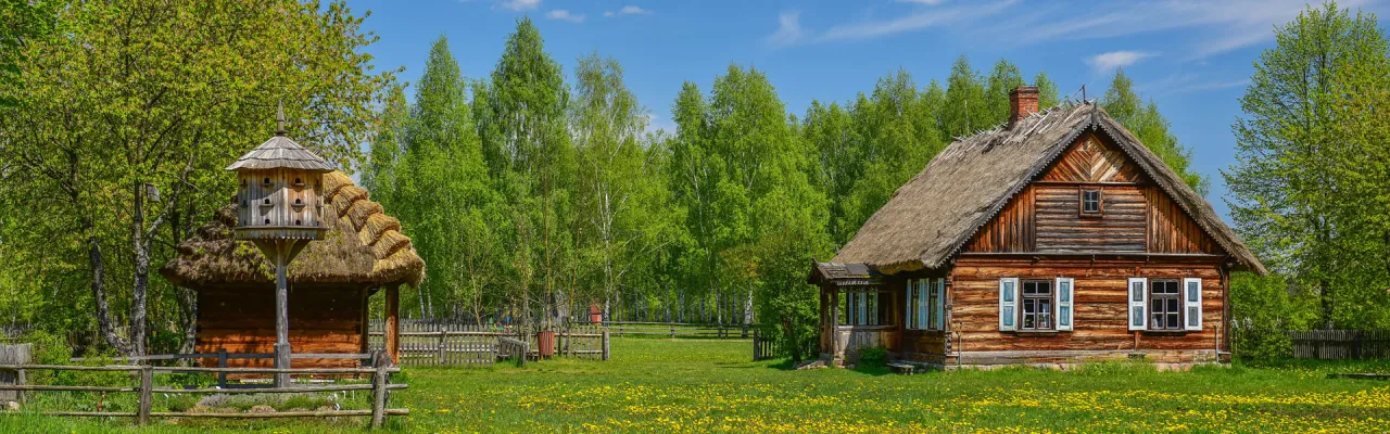 Podlaskie Muzeum Kultury Ludowej Wasilków widok ogólny
