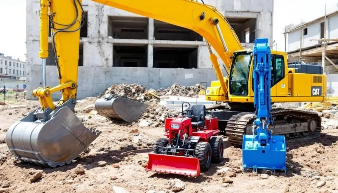 mapa Polski ceny wynajmu koparki regiony