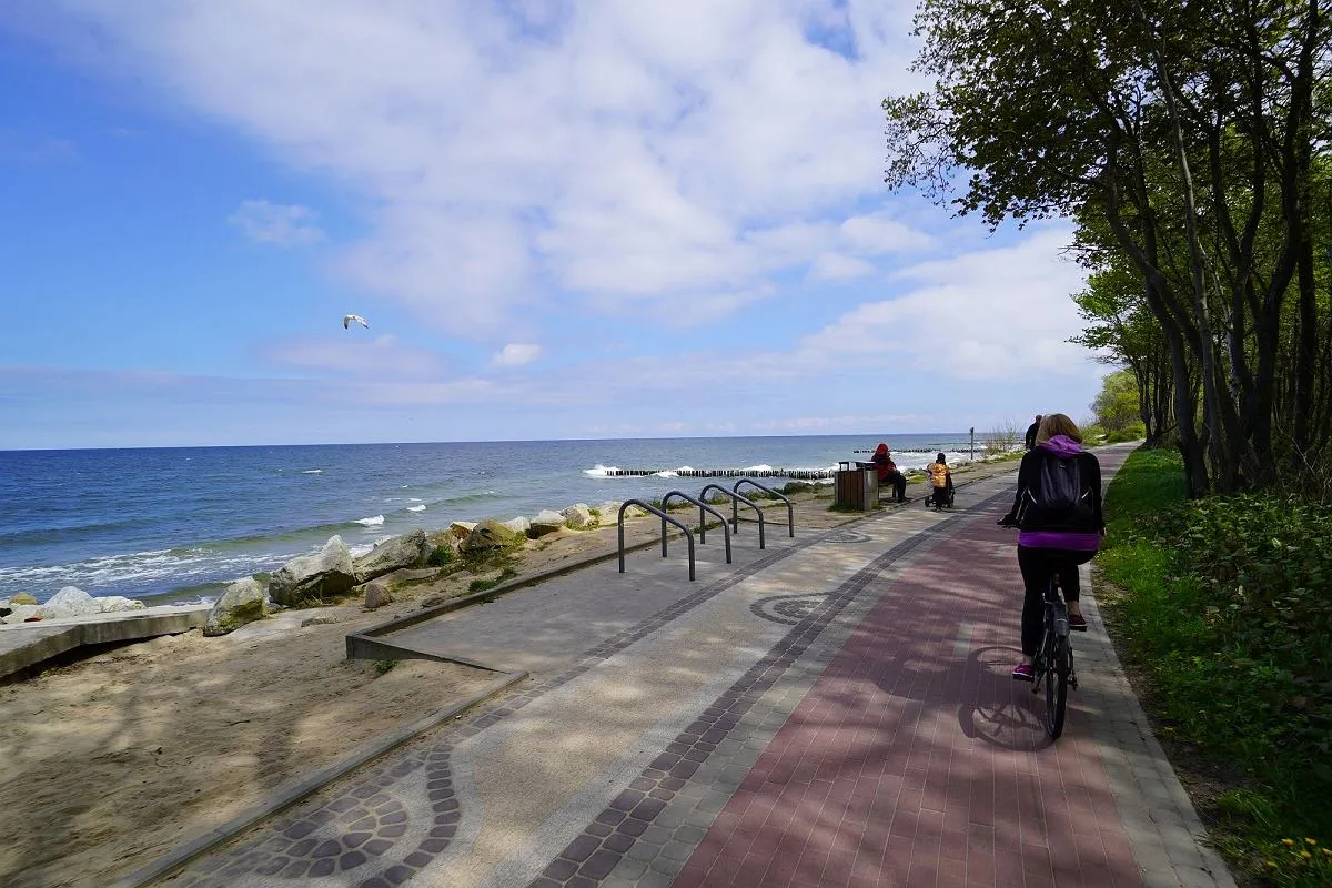 Kołobrzeg trasy rowerowe widoki