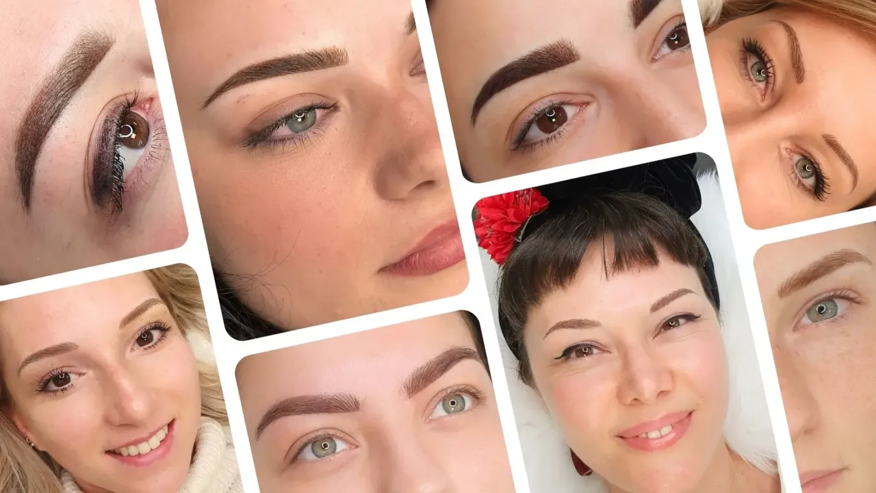 Permanent Make-up Augenbrauen Methoden Vergleich Microblading Powder Brows
