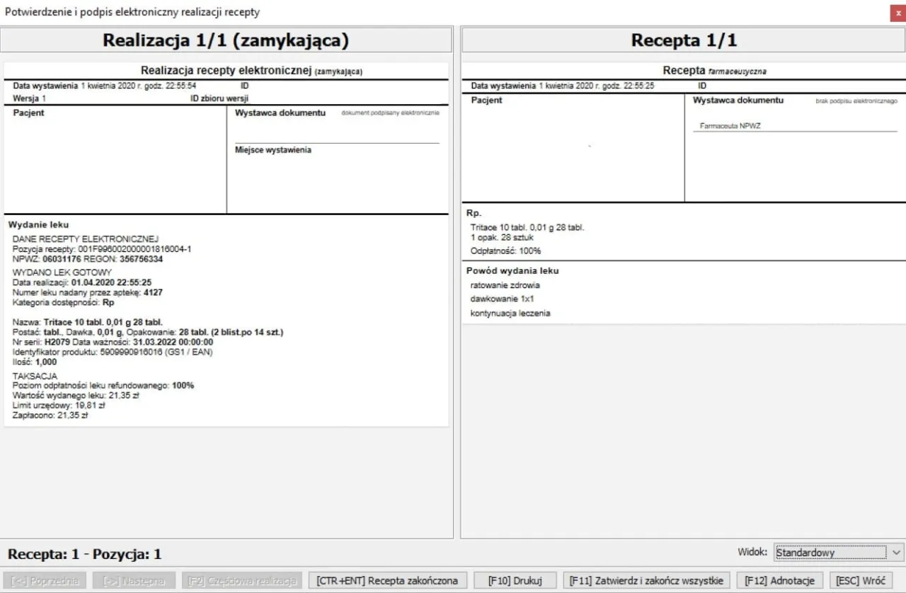 recepta na antybiotyk i inne recepty