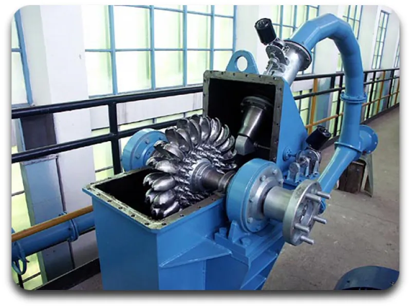 różne typy turbin wodnych