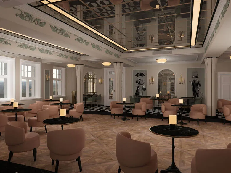 Hotel Sanssouci Karpacz wizualizacje wnętrz