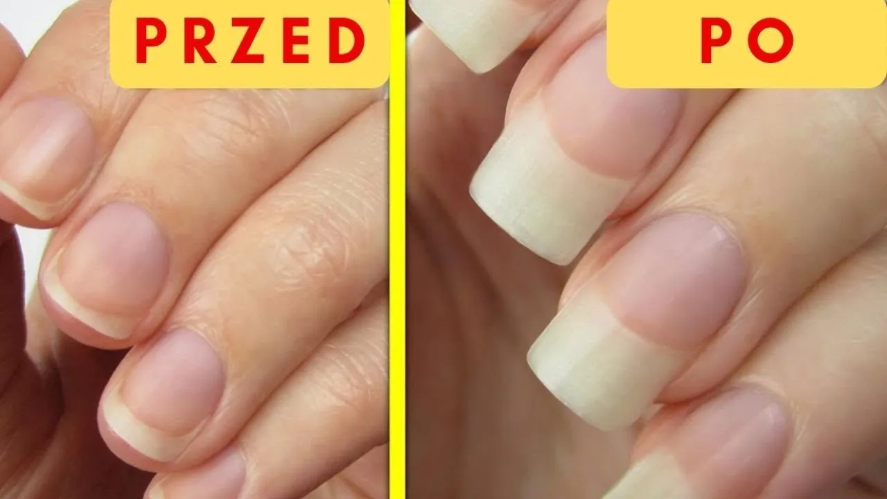 kobieta przyklejająca paznokieć w domu bezpiecznie
